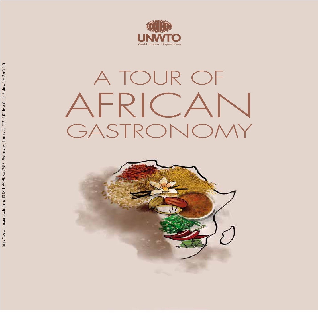 Un livre sur la gastronomie africaine intitulé “Voyage à travers la gastronomie africaine”